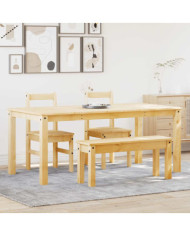 Ensemble à manger Panama 4 pcs bois de pin massif | Mobilier & Déco