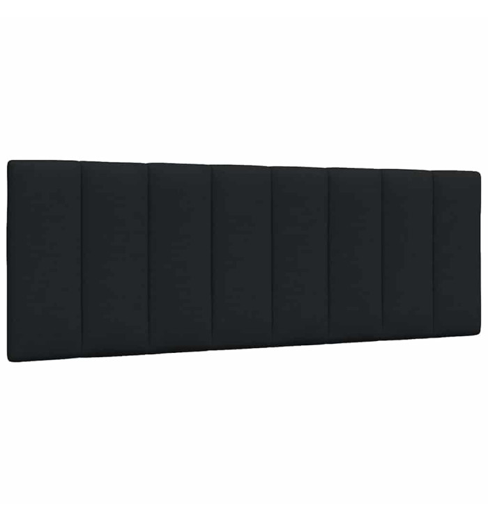 Coussin de tête de lit noir 120 cm tissu | Mobilier & Déco