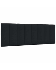 Coussin de tête de lit noir 120 cm tissu | Mobilier & Déco
