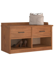 Banc de couloir SANDNES 87x40x50 cm bois de pin massif | Mobilier & Déco