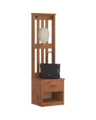 Portemanteau SANDENS 45x40x159,5 cm bois massif pin | Mobilier & Déco