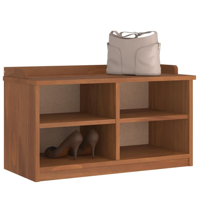 Banc de couloir SANDNES 87x40x50 cm bois de pin massif | Mobilier & Déco