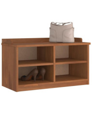 Banc de couloir SANDNES 87x40x50 cm bois de pin massif | Mobilier & Déco