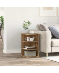 Buffet chêne artisanal 35x35x55 cm bois d'ingénierie | Mobilier & Déco