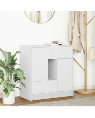Buffet avec tiroirs et portes blanc 70,5x34x74,5 cm | Mobilier & Déco