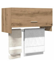 Armoire en chêne artisanal 70x32,5x35 cm bois d'ingénierie | Mobilier & Déco