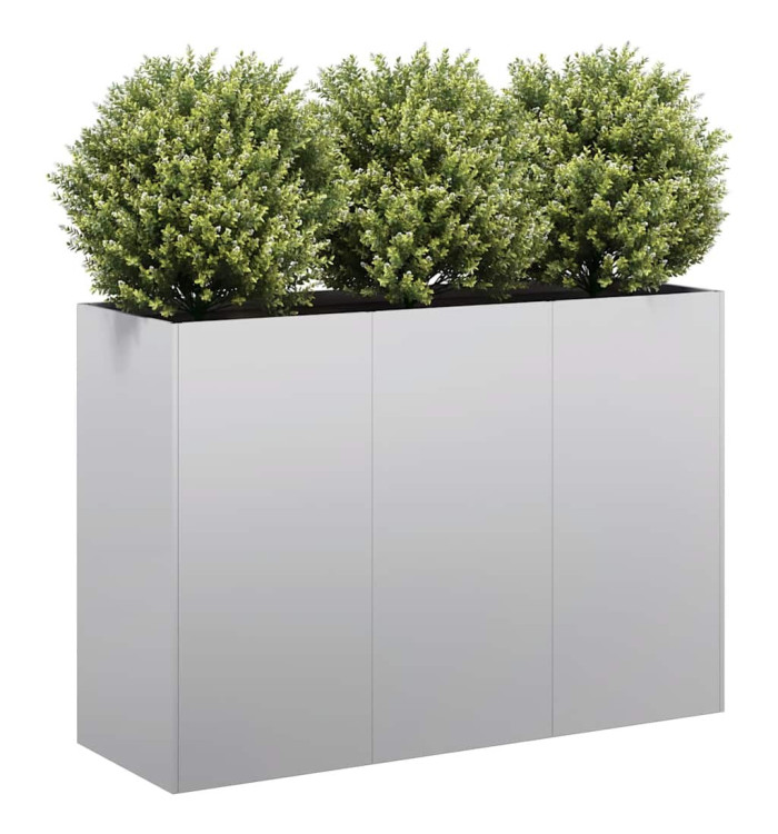 Jardinière 120x40x80 cm acier galvanisé | Mobilier & Déco