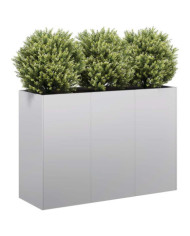 Jardinière 120x40x80 cm acier galvanisé | Mobilier & Déco