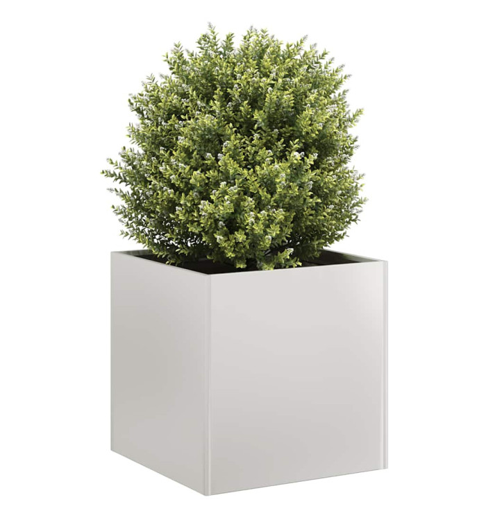 Jardinière 40x40x40 cm acier inoxydable | Mobilier & Déco