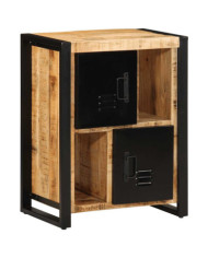 Buffet 55x35x70 cm bois de manguier brut massif | Mobilier & Déco
