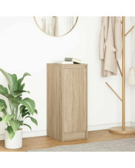 Buffet chêne sonoma 29,5x34x76 cm bois d'ingénierie | Mobilier & Déco