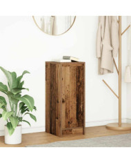 Buffet vieux bois 29,5x34x76 cm bois d'ingénierie | Mobilier & Déco