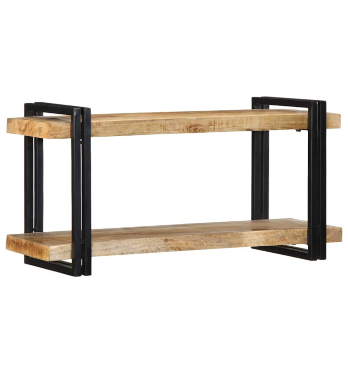 Étagère murale 90x33x45 cm bois de manguier massif brut | Mobilier & Déco