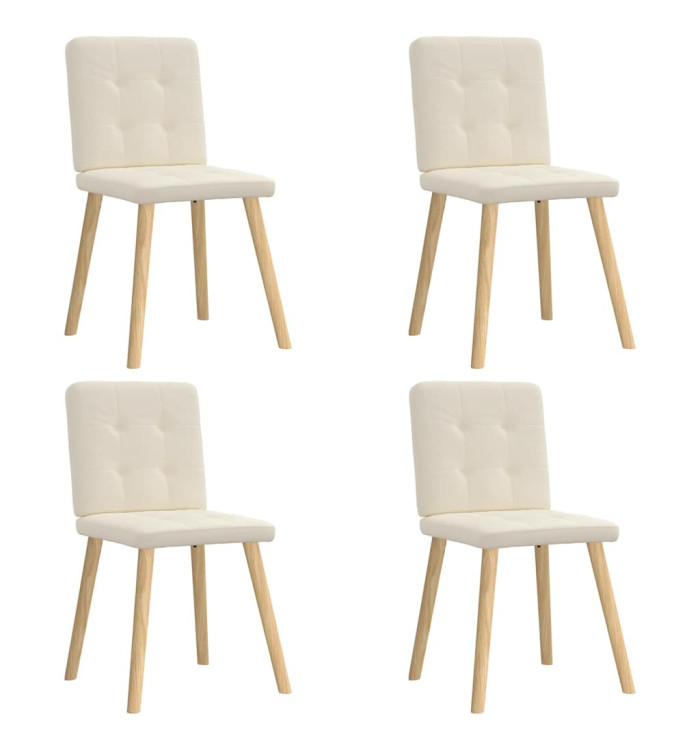Chaises à manger lot de 4 Lin | Mobilier & Déco