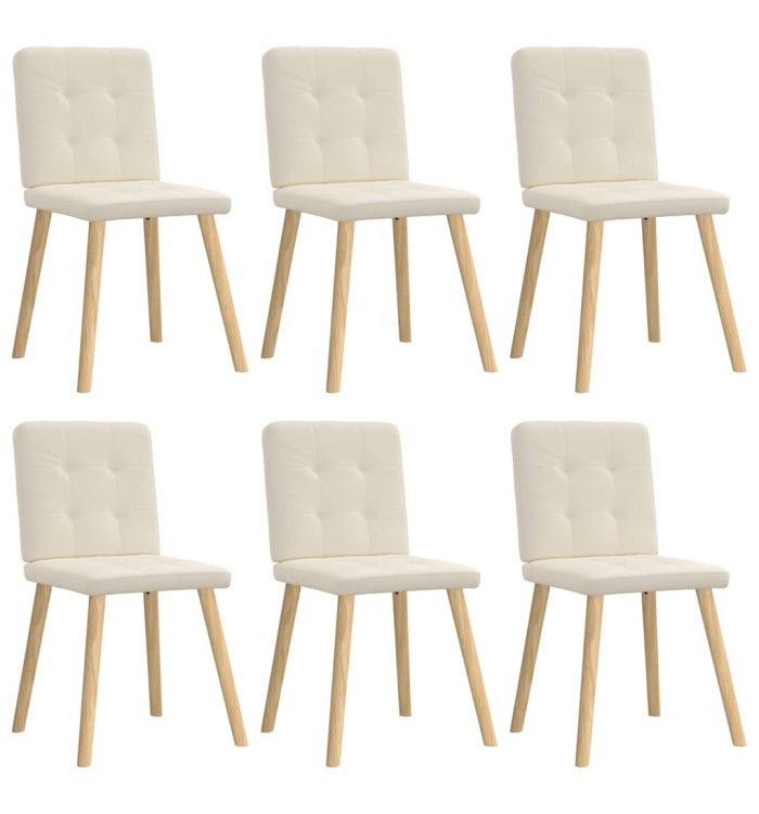 Chaises à manger lot de 6 Lin | Mobilier & Déco