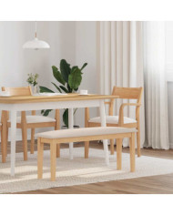 Banc 110 cm bois massif caoutchouc | Mobilier & Déco