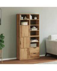 Armoires latérales 4 pcs ODDA 40x24x79 cm bois massif pin | Mobilier & Déco