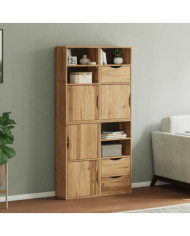 Armoires latérales 4 pcs ODDA 40x24x79 cm bois massif pin | Mobilier & Déco