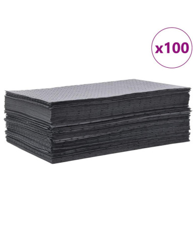 Tampons absorbants d'huile 25 pcs gris 40x50 cm | Mobilier & Déco