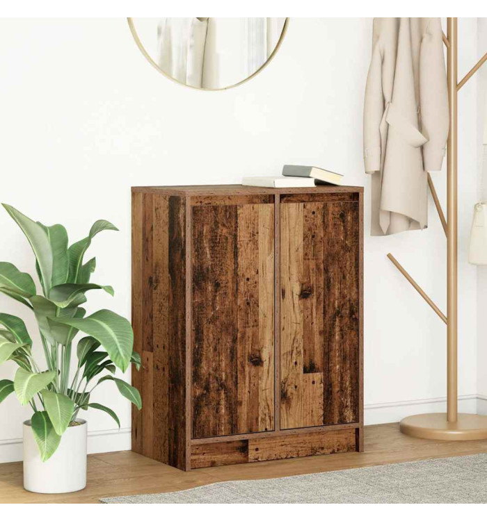 Buffet vieux bois 57x34x76 cm bois d'ingénierie | Mobilier & Déco
