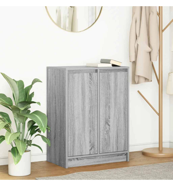 Buffet sonoma gris 57x34x76 cm bois d'ingénierie | Mobilier & Déco