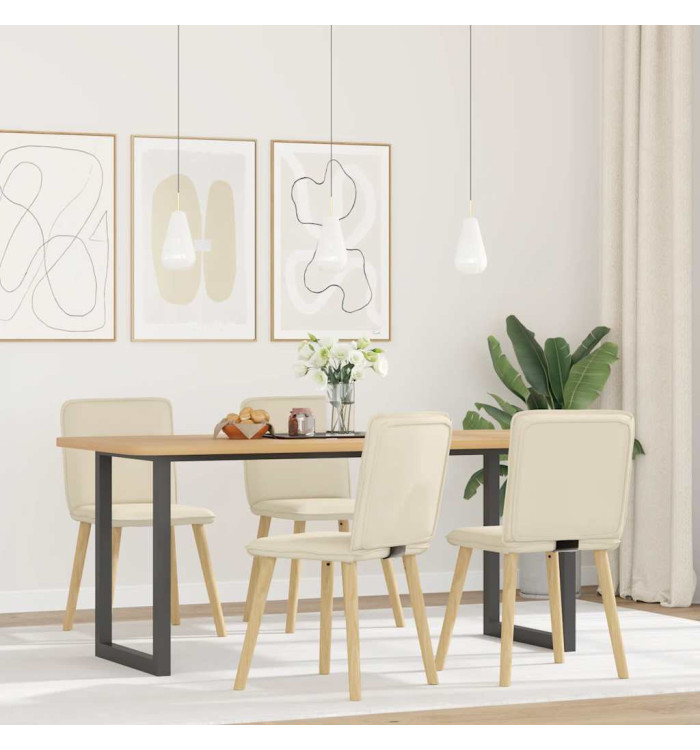 Chaises à manger lot de 4 Lin | Mobilier & Déco