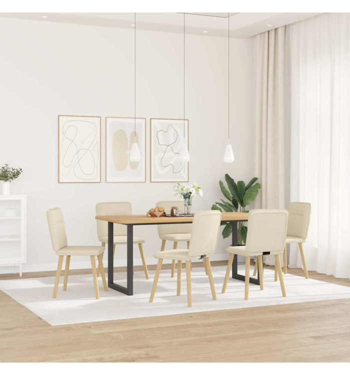 Chaises à manger lot de 6 Lin | Mobilier & Déco