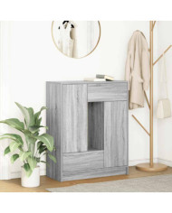 Buffet avec tiroirs et portes sonoma gris 73x31x90 cm | Mobilier & Déco