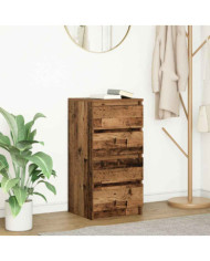 Buffet vieux bois 37,5x35x76 cm bois d'ingénierie | Mobilier & Déco
