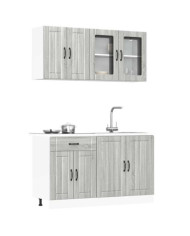 Ensemble d'armoires de cuisine 4 pcs Kalmar bois d'ingénierie | Mobilier & Déco