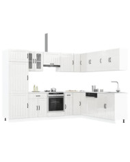 Ensemble d'armoires de cuisine 14 pcs Lucca bois d'ingénierie | Mobilier & Déco