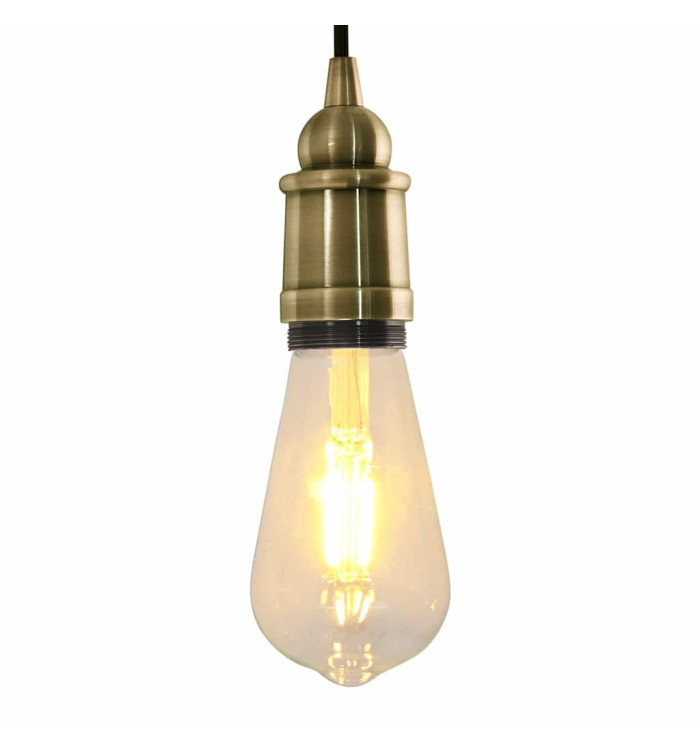 Douilles de lampe 2 pcs bronze E27 | Mobilier & Déco