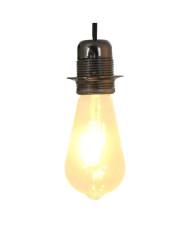 Douilles de lampe 2 pcs noir brillant E27 | Mobilier & Déco