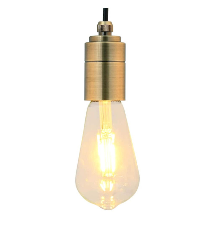 Douilles de lampe 2 pcs bronze E27 | Mobilier & Déco