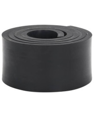 Bordure en caoutchouc de chasse-neige noir 200x10x1 cm | Mobilier & Déco
