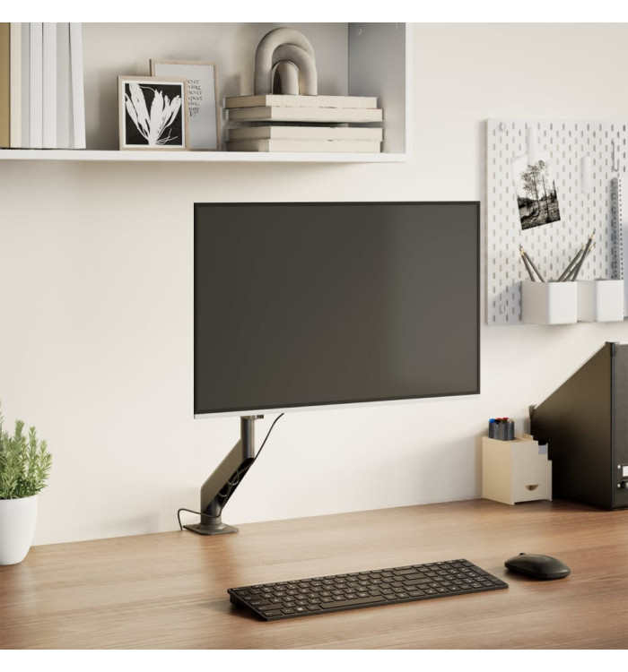 Bras pour moniteur unique 27 pouces max ressort à gaz 10 kg | Mobilier & Déco