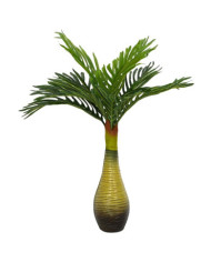 Palmier artificiel 9 feuilles 70 cm vert | Mobilier & Déco