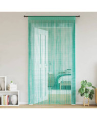 Rideau en fils 2 pcs 140 x 250 cm turquoise | Mobilier & Déco