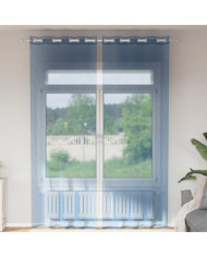 Rideaux en voile avec œillets 2 pcs bleu royal | Mobilier & Déco