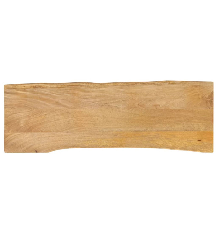 Dessus de table 120x40x2,5 cm bord vivant bois massif manguier | Mobilier & Déco