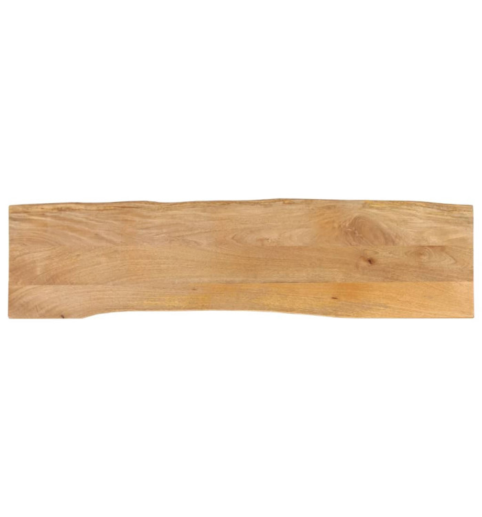 Dessus de table 160x40x2,5 cm bord vivant bois massif manguier | Mobilier & Déco