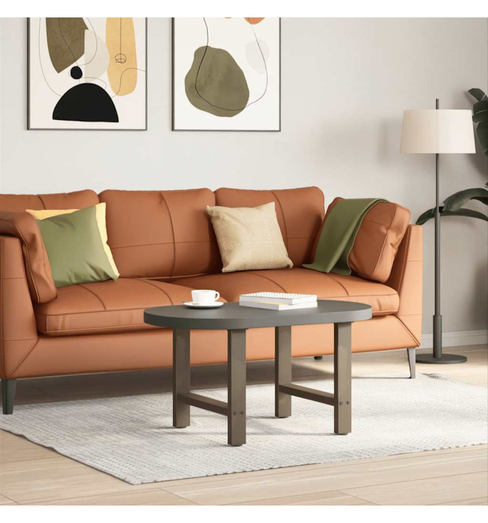 Pieds de table basse en acier naturel 2 pièces 50 x (42-43) cm Acier | Mobilier & Déco