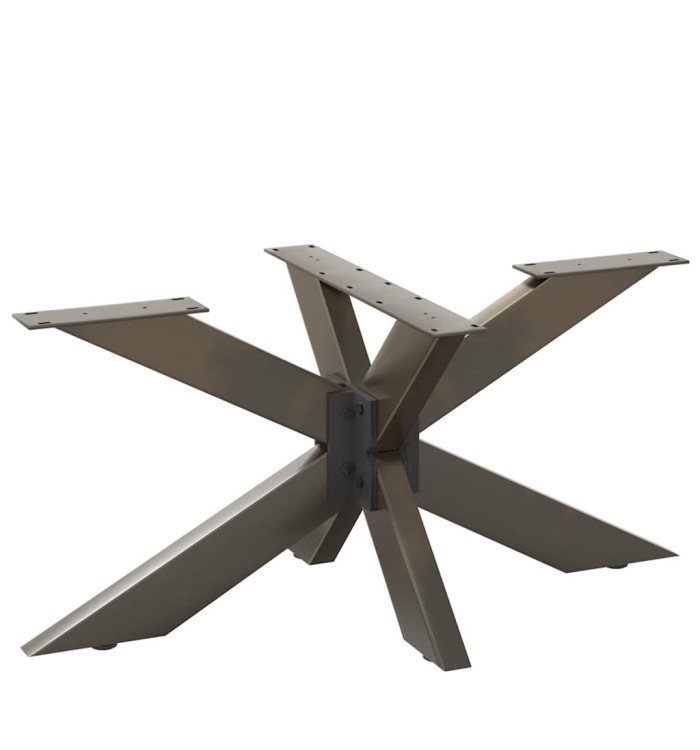 Pied de table basse en forme d'araignée noir 98 x 58 x (42-43) cm en acier | Mobilier & Déco