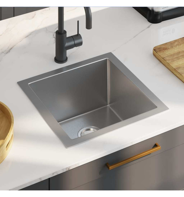 Évier de cuisine fait main Acier inoxydable | Mobilier & Déco