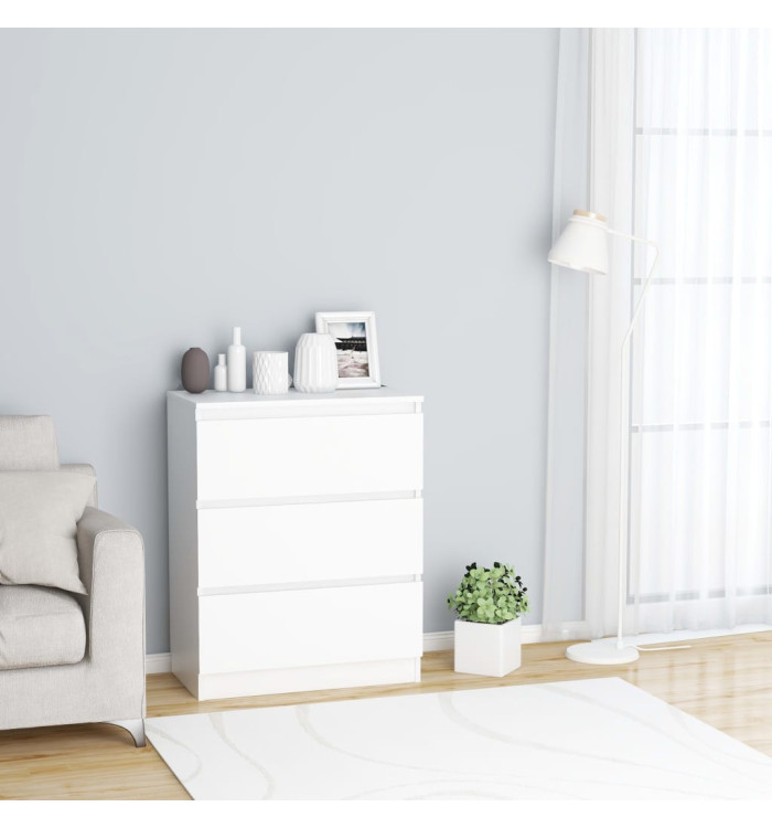 Buffet Blanc 60x35x76 cm Bois d'ingénierie | Mobilier & Déco