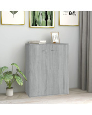 Buffet Sonoma gris 60x30x75 cm Bois d'ingénierie | Mobilier & Déco