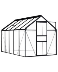 Serre Anthracite Aluminium 5,89 m² | Mobilier & Déco