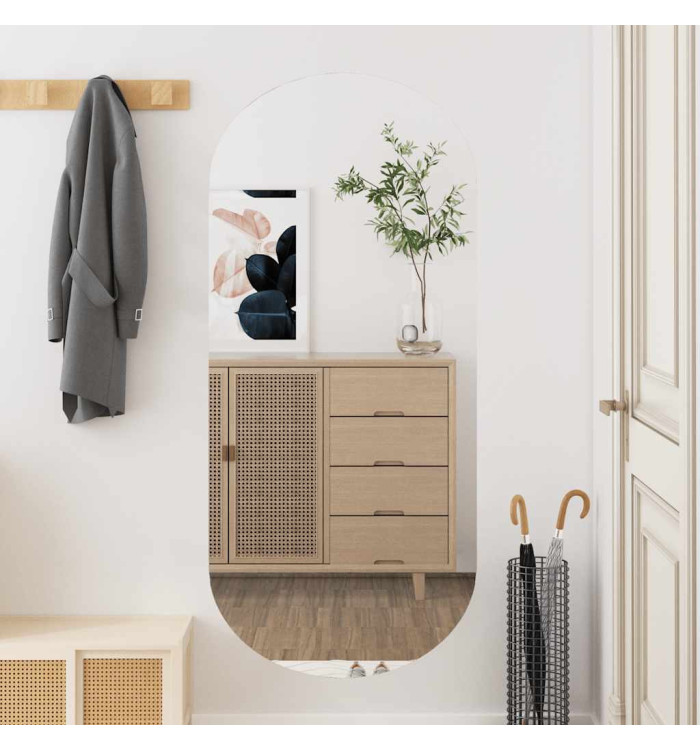 Miroir mural 45x100 cm Verre Ovale | Mobilier & Déco