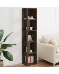 Armoire d'angle Chêne marron 33x33x164,5 cm Bois d'ingénierie | Mobilier & Déco