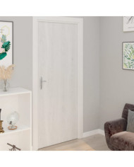 Films autoadhésifs pour portes 2 pcs Bois blanc 210x90 cm PVC | Mobilier & Déco